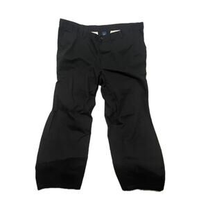 George Black Chino Flat Front Pants Mens 44x30